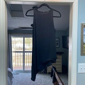 Black Harlow & Graham Asymmetrical Tank